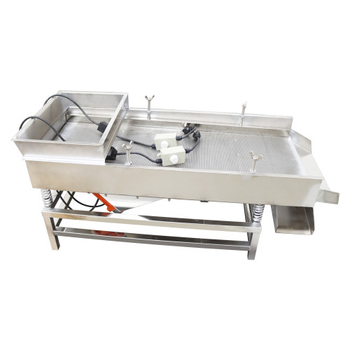 New Double Motor Linear Vibrating Screen 2mm Single Layer 15.7 x37 Shaking