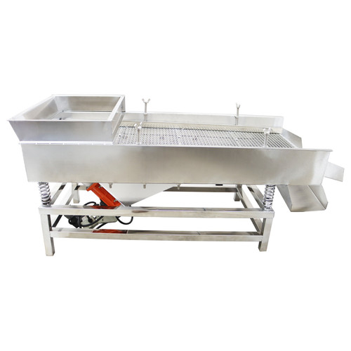 New 110V 11mm Square Hole Full Stainless Steel Linear Vibrating Screen