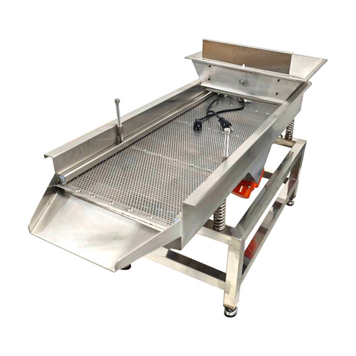 New Single Layer Linear Vibrating Screen Sifter with 5mm Screen Double