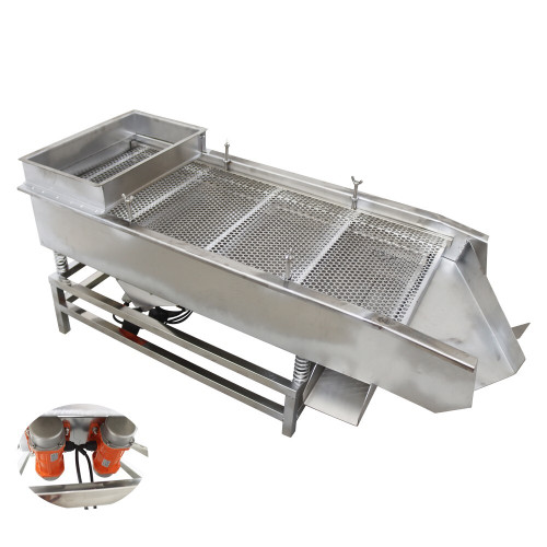 New Linear Vibrating Screen 80Wx2 Straight Vibrating Sieve Shaker 5&10mm