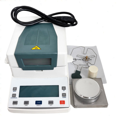 New Halogen Moisture Analyzer Capacity 110g Readability 0.001g External