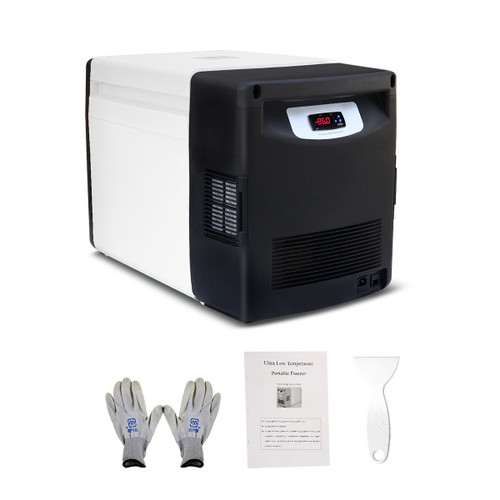 New 20L Black -86 Ultra-Low Temperature Freezer Laboratory Samples Storage