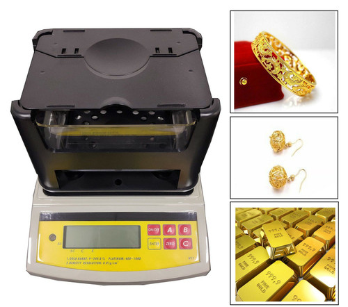 New Gold Purity Analyzer Gravity Balance Densimeter Gold Density Tester