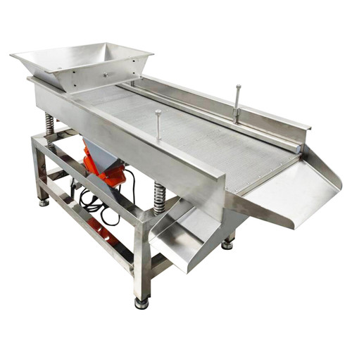 110V 2mm Linear Vibrating Screen Electric Shaker Sifter Double Motor