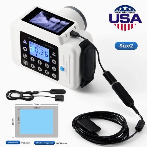 New Digital Ray 2 in 1 Dental Portable X Ray Machine no Shield with