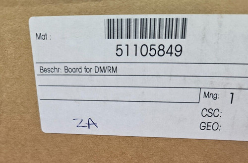 New METTLER TOLEDO 51105849 DM/DX MAIN BOARD