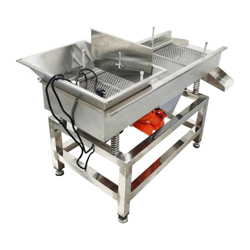 New 10mm Stainless Steel Linear Straight Vibrating Screen Electric Shaker