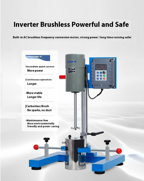 New High-speed DisperserLaboratory Frequency Conversion Crushing