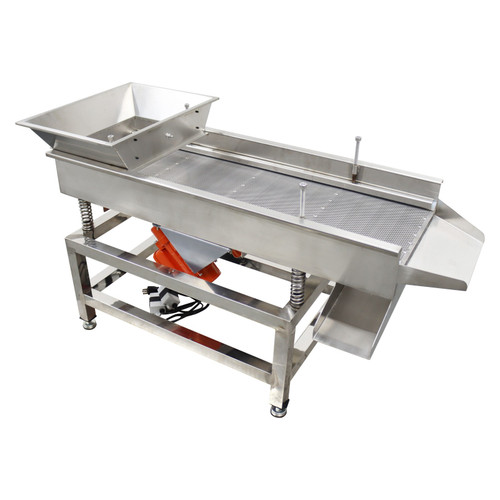 New Electric Sifter Shaker Commercial Linear Vibrating Screen with 3mm