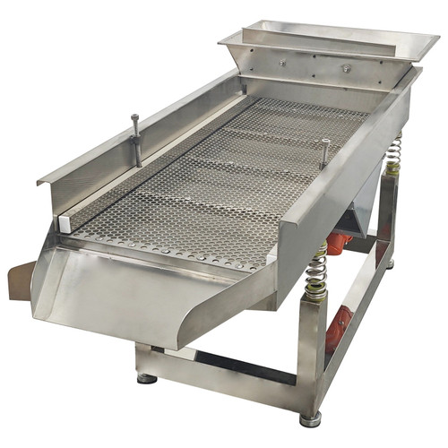 New 110V TB610 Model Stainless Steel Linear Vibrating Screen wih 12mm