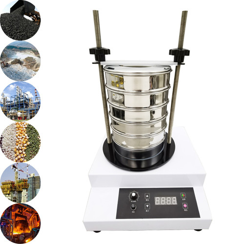 New 110V Vibrating Sieve Machine Electromagnetic Vibration Sifter with