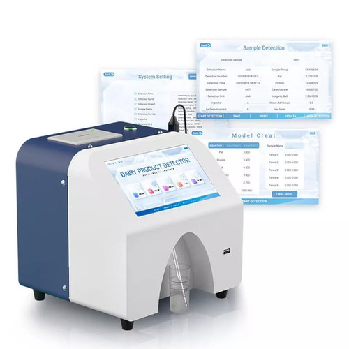 New Milk Analyzers Goat Milk UHT Milk Tester with Built-in Auto Cleaning
