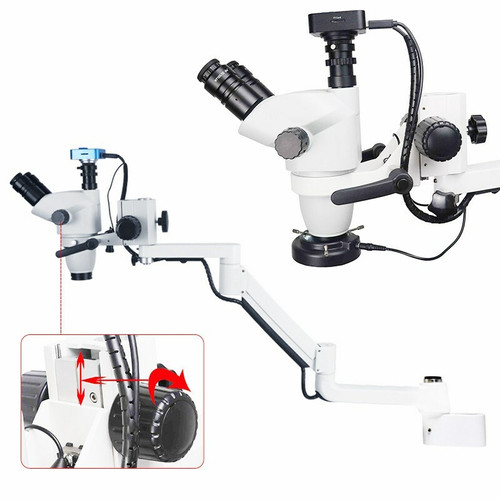New Dental Chair Unit Operating Microscope Endodontic Microscope Camera Led