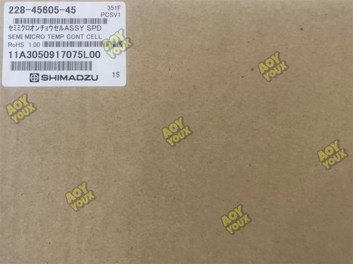 NEW Shimadzu 228-45605-45 SPD Semi Micro Temp Control Cell Warranty