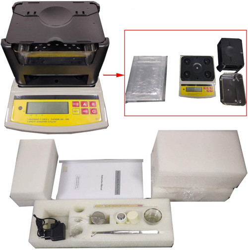 New Gold Purity Tester Analyzer Meter Gold Density Meter Densitometer VH-1200K