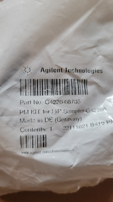 Brand New Agilent G4226-68735. PM Kit For HiP Sampler G4226A