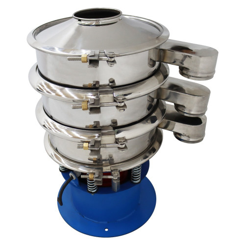 New 110V 15.7in Stainless Steel Vibrating Screen with 30 & 70 mesh Screens
