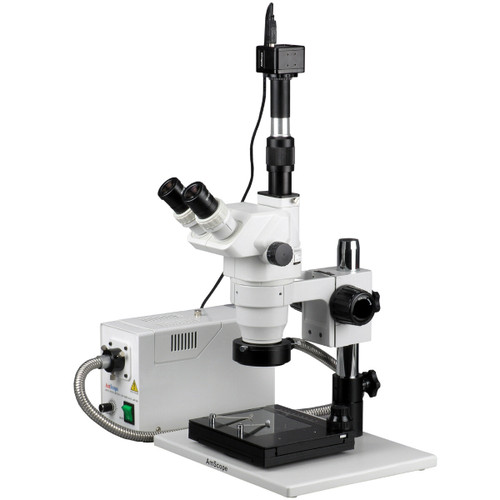 New AmScope 3.35X-90X Industrial Inspection Stereo Microscope 1.3MP Digital
