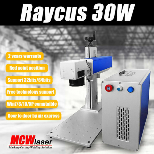 New MCWlaser 30W Raycus Fiber Laser Engraver For Metal Engraving Marking