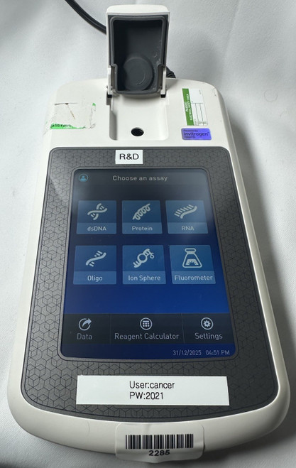 Thermo Invitrogen Qubit 4 DNA RNA Oligo Ion Protein Fluorometer Q33226