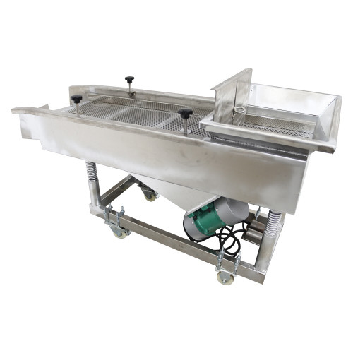New Double Layers Electric Stainless Steel Linear Vibrating Screen8mm 4mm
