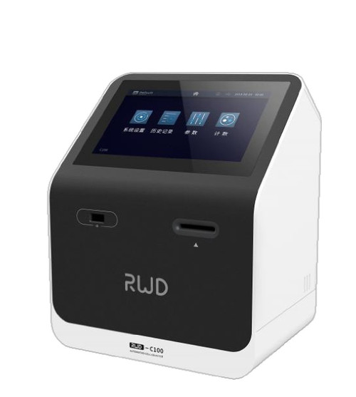 New RWD C100 Automated Cell Counter Turn-Key Fast Accurate 1K Storage D