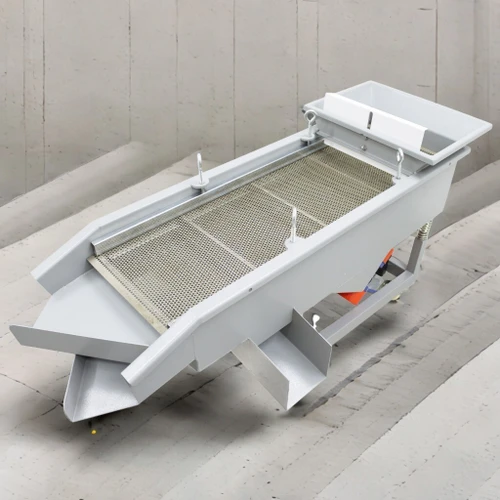 New 6&4&2mm Screen Electric Linear Vibrating Screen 3 Layer Sifter Double