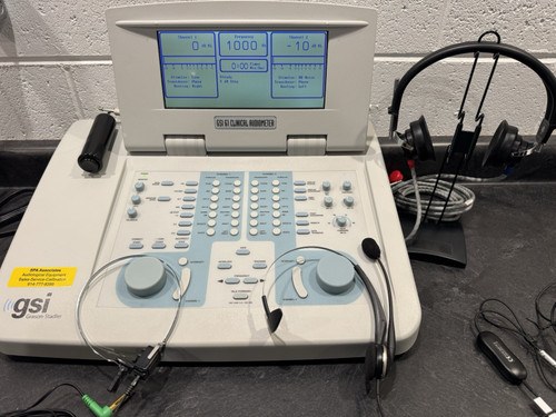 GSI 61 Clinical 2 Channel Audiometer Complete w/ NEW Calibration