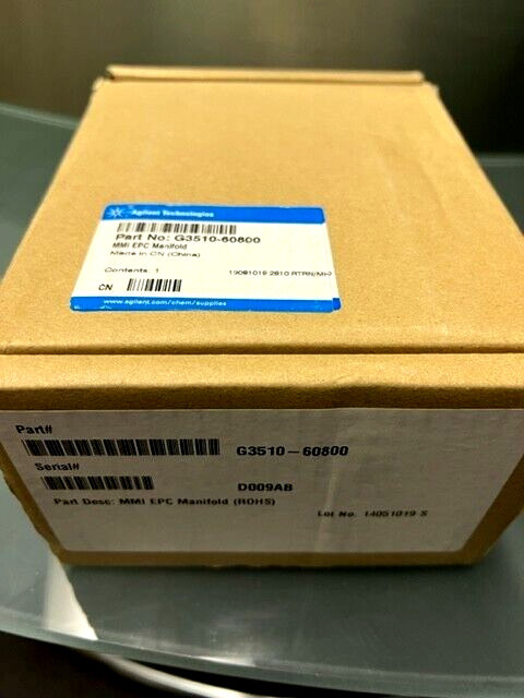 New Agilent G3510-60800 MMI EPC Manifold. 7890 GC