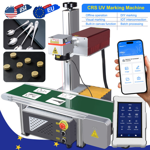 New Flight Laser Marking Marking Industrial camera Visual Positioning w/