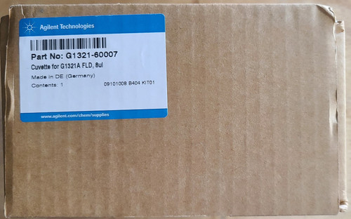 NEW Agilent Cuvette for G1321A FLD, 8ul p/n G1321-60007
