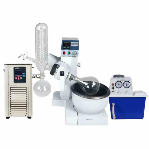 New 2L Lab Automatic Rotary Evaporator with Water Circulation Vacuum Pump
