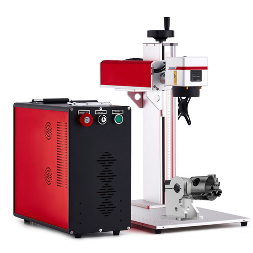 New JPT MOPA 30W Fiber Laser Engraver Laser Etching Marking Machine with