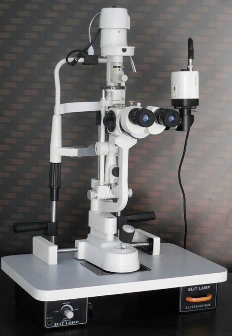 New 5 Step Slit Lamp with Motorized Table and CCD Camera CA1