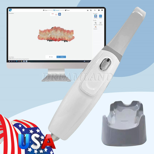 New Dental Intraoral Scanner - Scanner & Cable & 4 Scanner Tips & Free