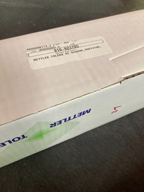 New Mettler Toledo DO Sensor InPro6860i/12/120/nA (30014100)