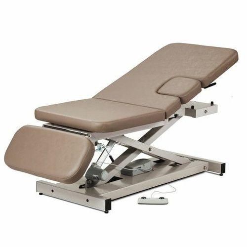 New Clinton Open Base Power Imaging Table with 3 Section Top Please see