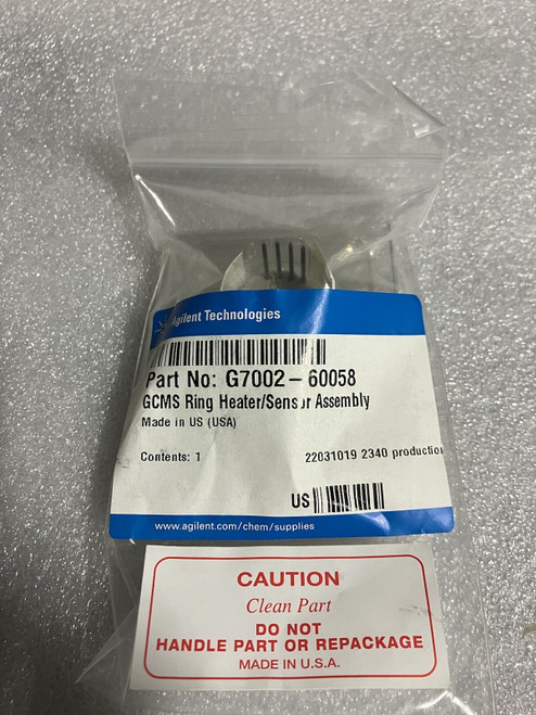 New Agilent GCMS Ring Heater/Sensor Assembly Part No G7002-60058