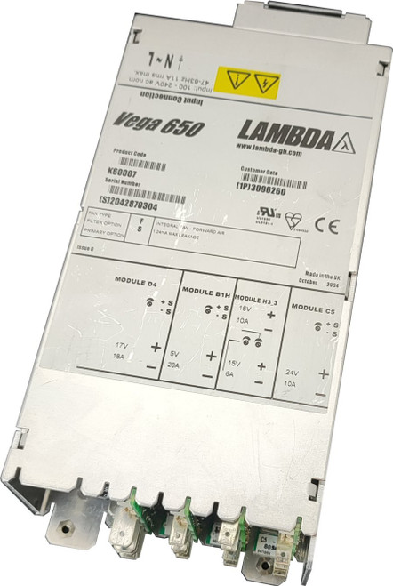 Siemens 3096260 TDK-LAMBDA VEGA 650 K60007 Power Supply NEW