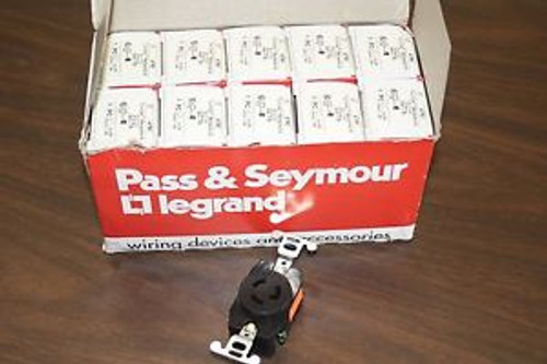 Box Of 10 - Pass & Seymour Turnlok Receptacle 4760 - 15A 277Vac 2P 3W Grdg