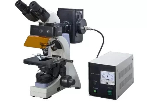 New Fluorescence Microscope LAB EQUIPMENT, PATH LAB , EDUCATION