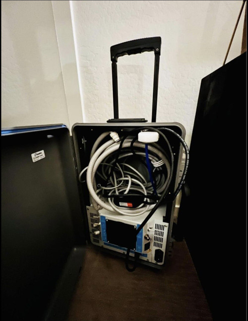 New portable dental unit with air compressor