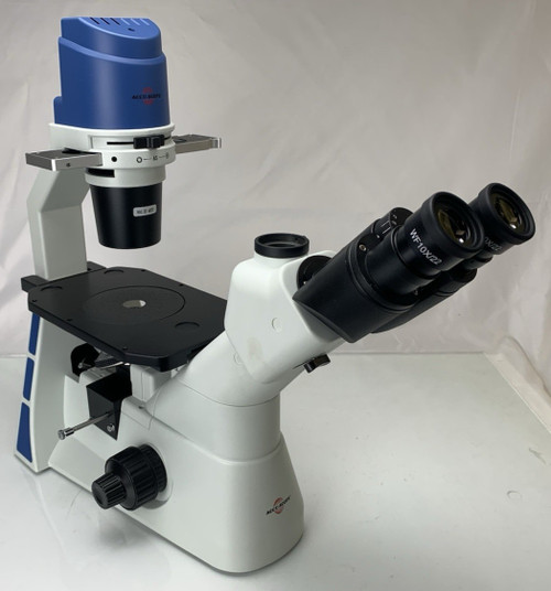 Accu-Scope EXI-310 Inverted Fluorescent Trinocular Microscope New