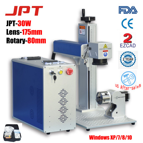 New JPT 30W Fiber Laser Engraver 30W Laser Marking Machine of Metal
