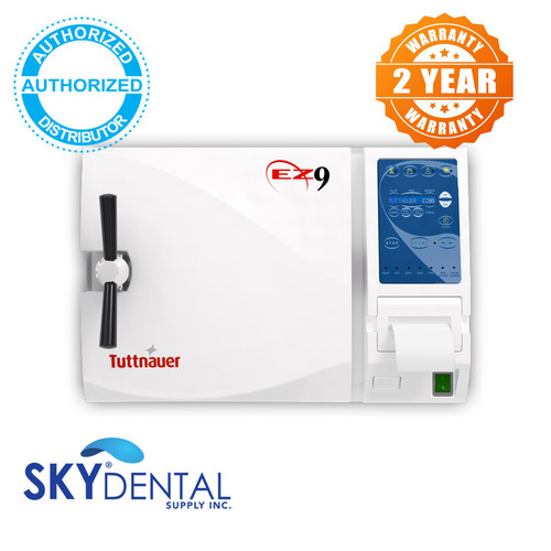 Tuttnauer EZ9 Fully Automatic / Autoclave Sterilizer With Printer NEW EZ9P