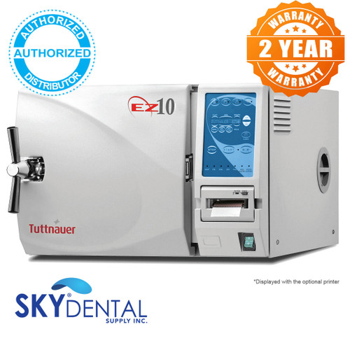 Autoclave Tuttnauer EZ10P Sterilizer W/ Printer New Fully Automatic EZ10+