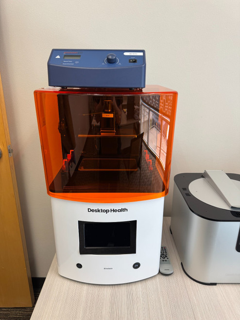 New Envisiontec Einstein Dental Lab 3D Printer with washing unit and bottle