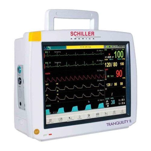 New Schiller Tranquility II Patient Monitor with ISA Side Stream Analyzer