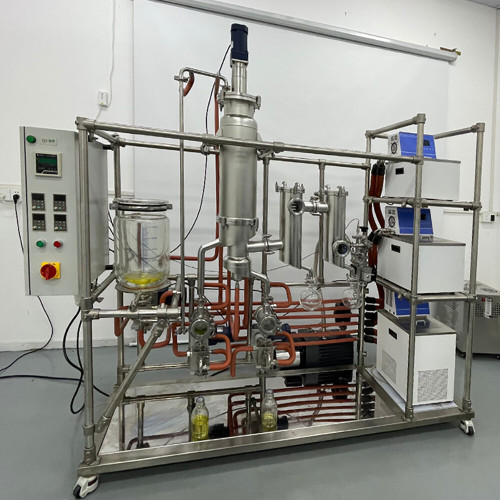 New SS304 Short Path Molecular Distillation Essential Oil Distiller Turnkey