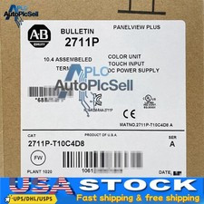 New Sealed 2711p T10c4d8 Panelview Plus Terminal 2711p-t10c4d8